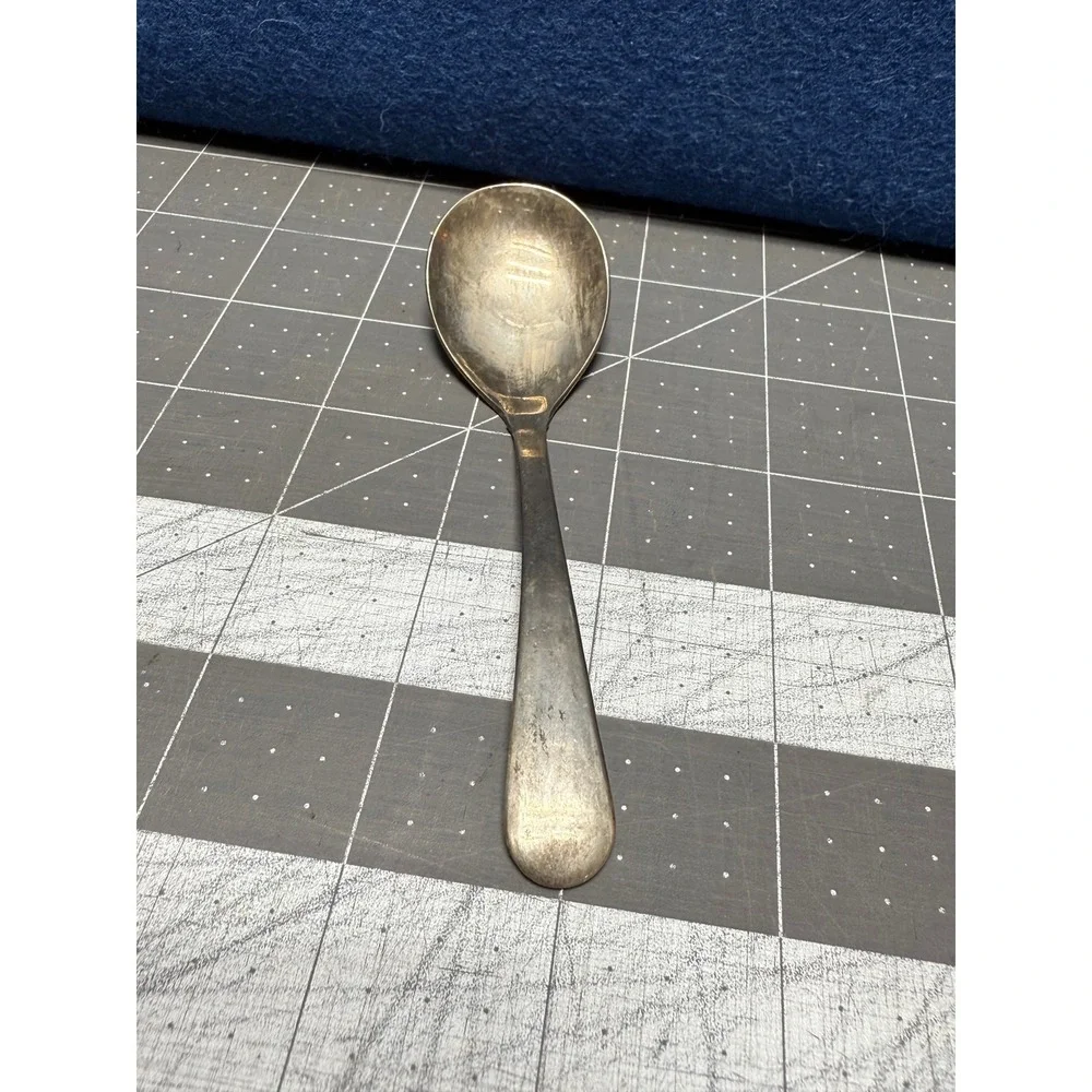 Sheffield England Silver‎ Plated Slotted Serving Spoon 1.5